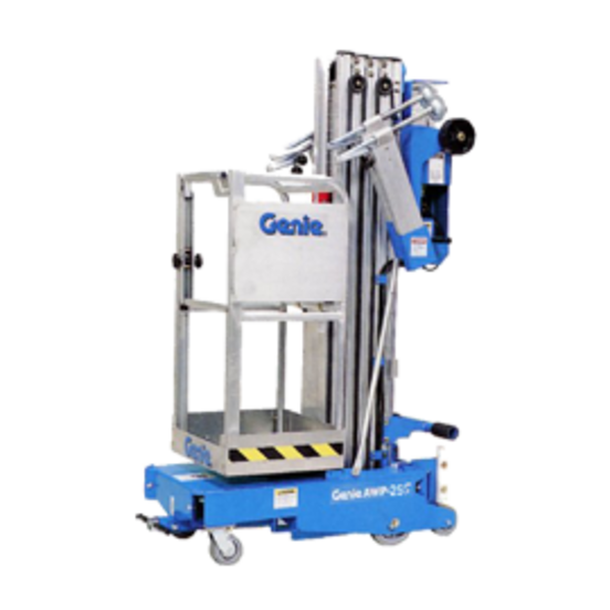 24-Foot Push-Around Electric Manlift With Outriggers